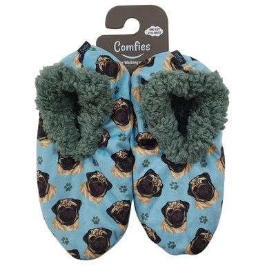 Pug Super Soft Women’s Slippers - One Size Fits Most - Goodogz