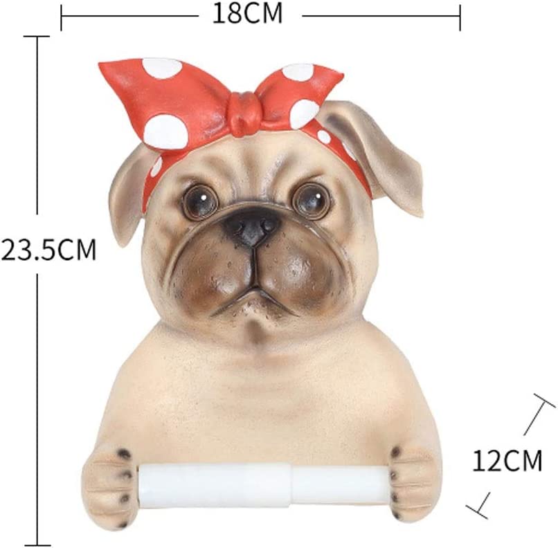 Pug toilet paper holder - Goodogz