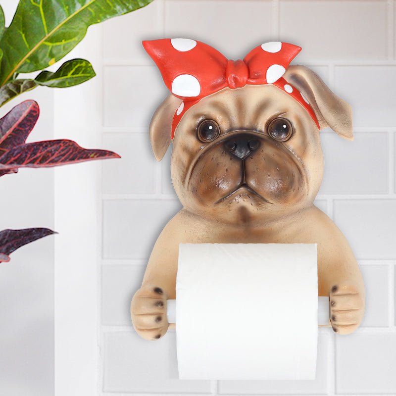 Pug toilet paper holder - Goodogz