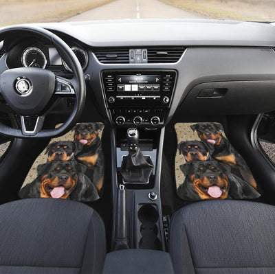 Rottweiler car floor mats - Goodogz