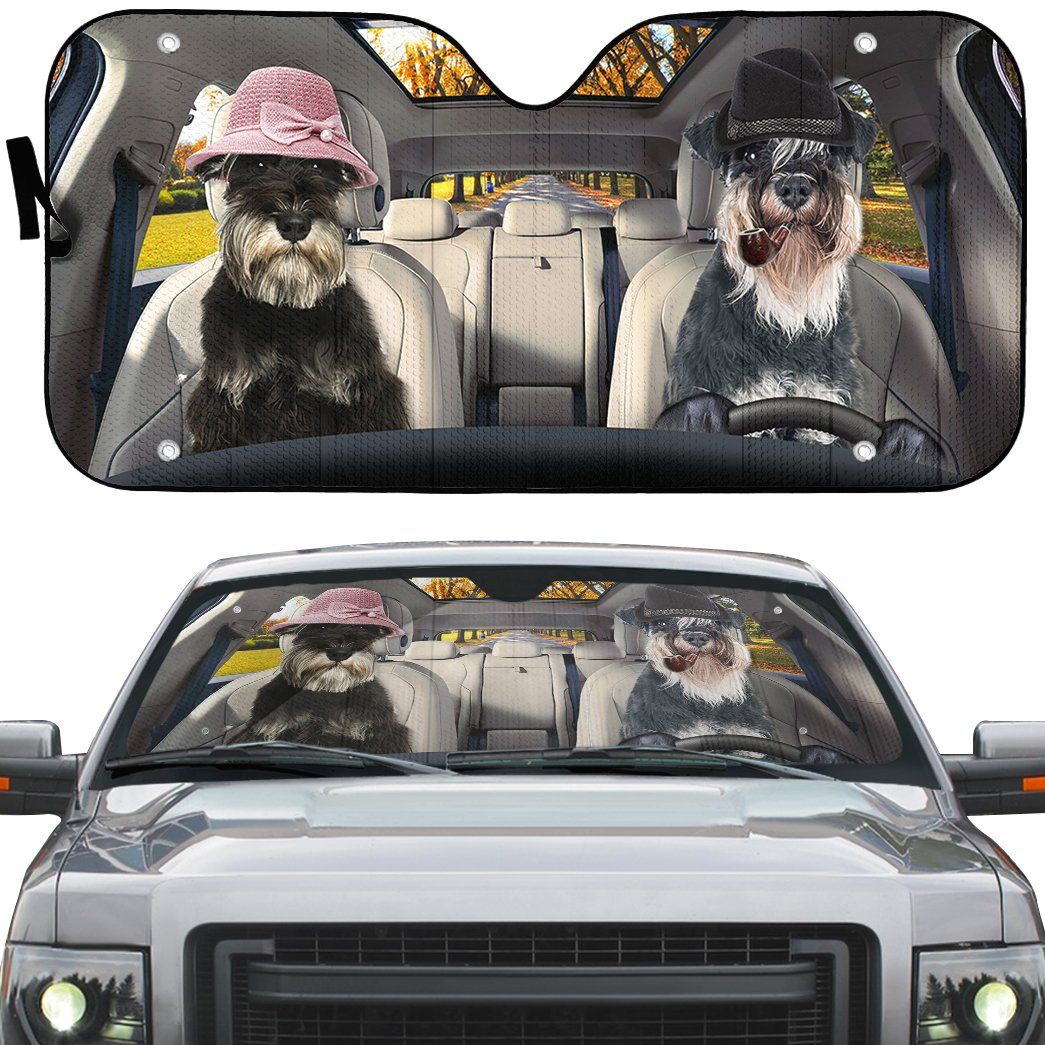 SCHNAUZER CAR SUNSHADE - Goodogz