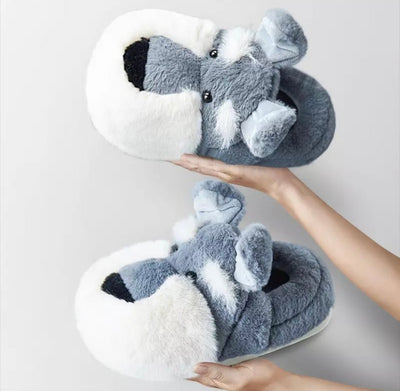 Schnauzer warm slippers - Goodogz