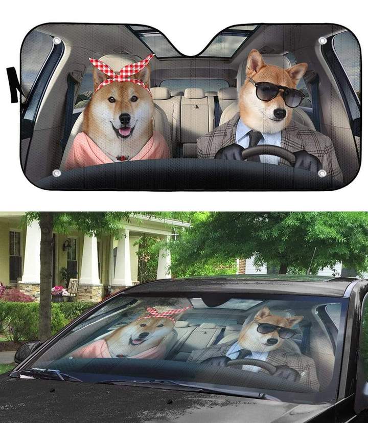 SHIBA INU CAR SUNSHADE - Goodogz