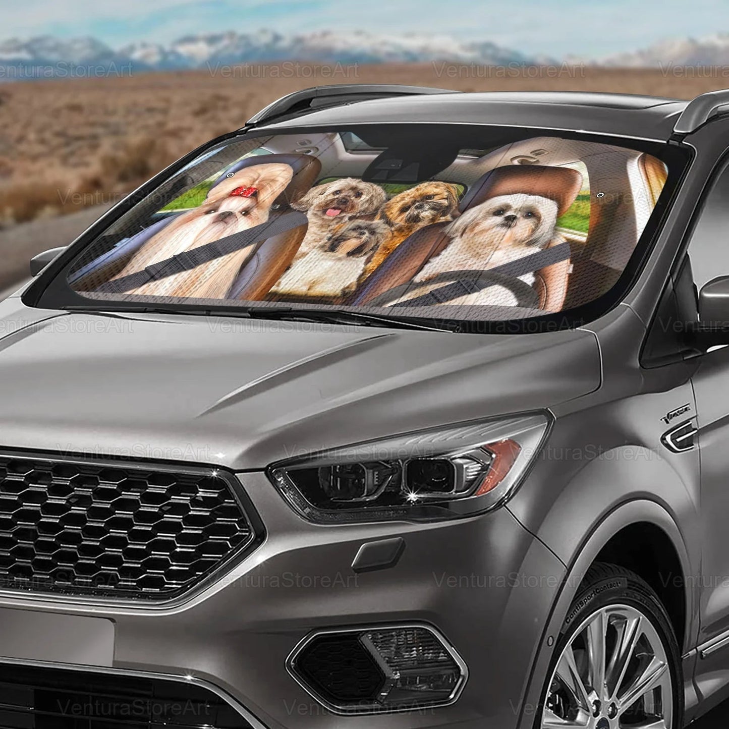 SHIH TZU CAR SUNSHADE - Goodogz