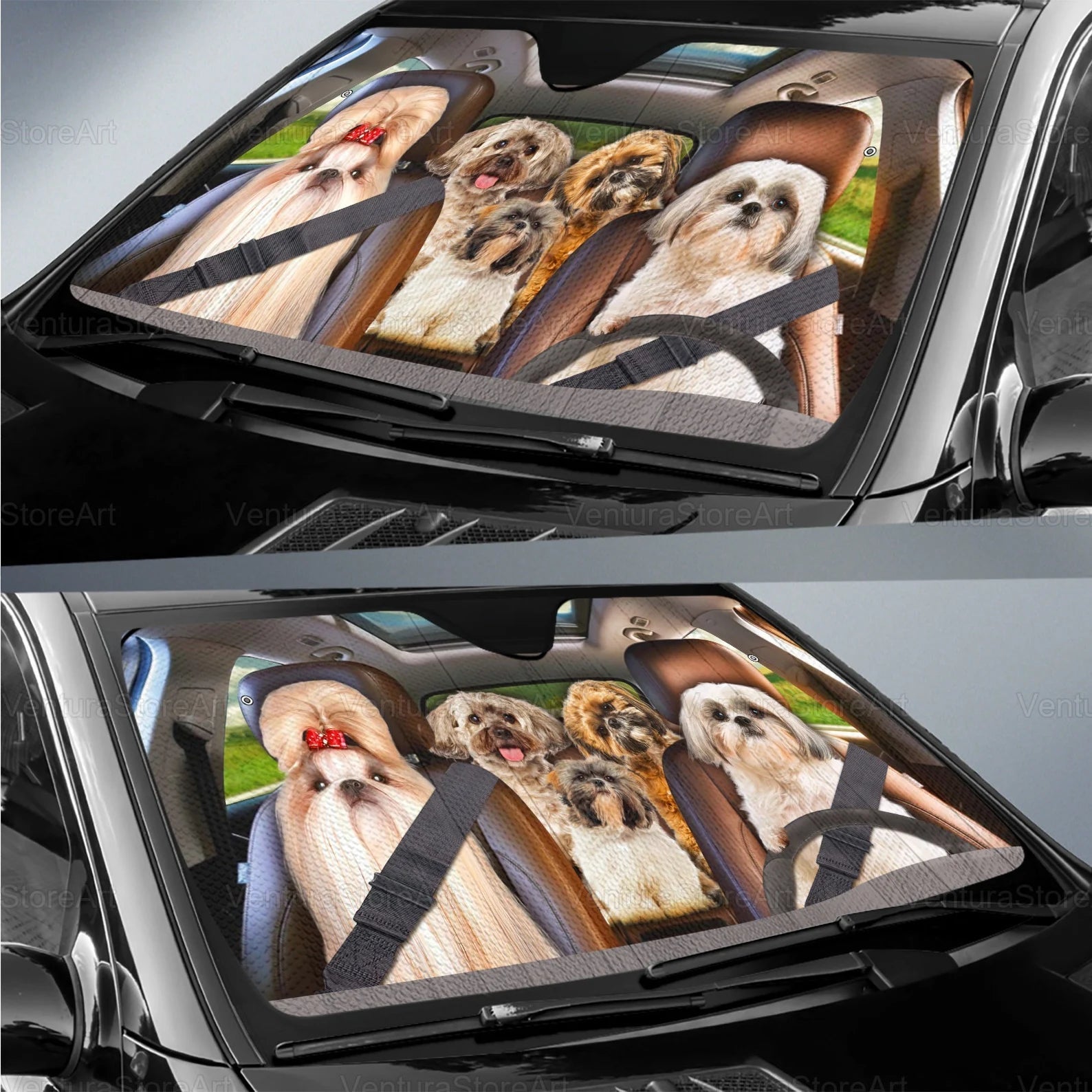 SHIH TZU CAR SUNSHADE - Goodogz