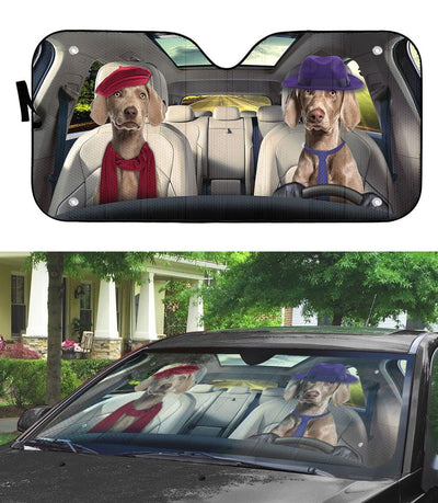 WEIMARANER CAR SUNSHADE - Goodogz