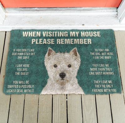 Westie funny doormat - Goodogz